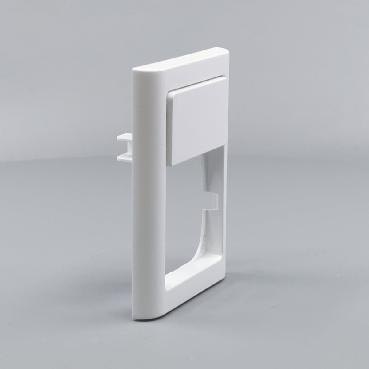 LK Fuga ramme Softline 63 1½m m. tekstfelt - hvid (360° frame 21)