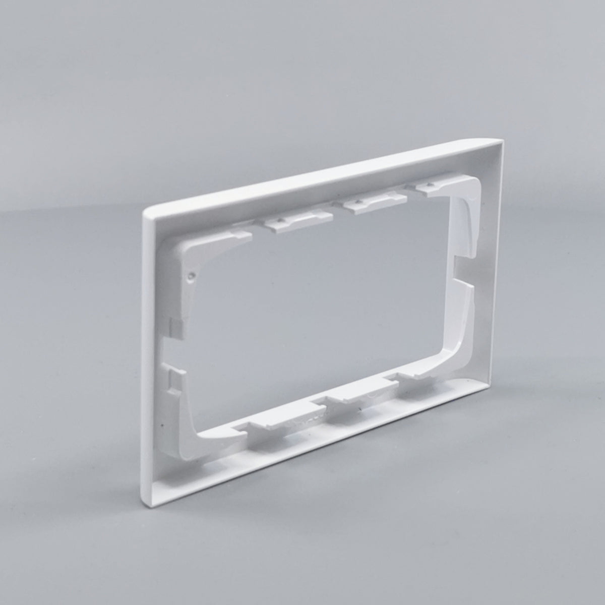 LK Fuga ramme Softline 63 2m vandret - hvid (360° frame 10)
