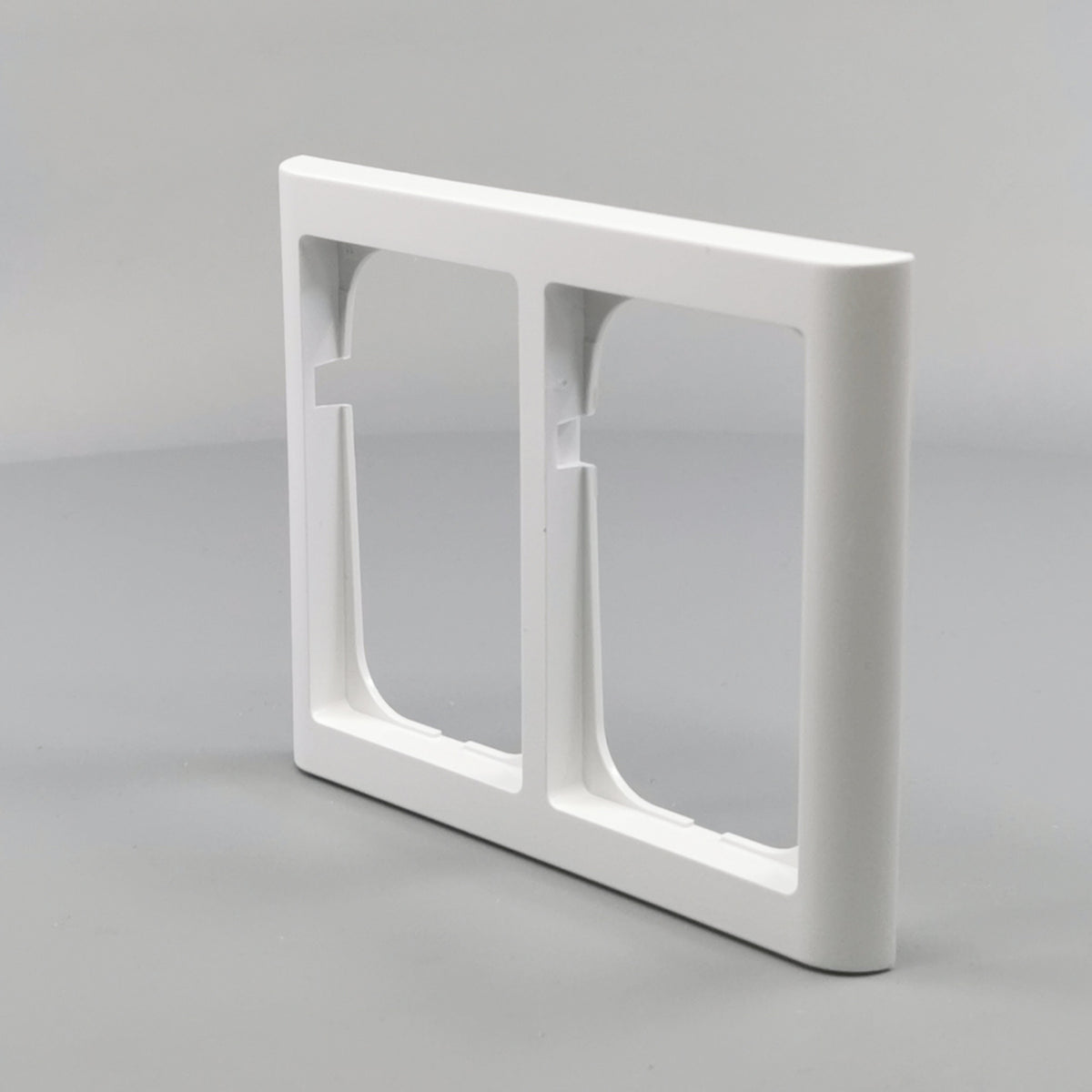 LK Fuga ramme Softline 63 2x1½m - hvid (360° frame 4)