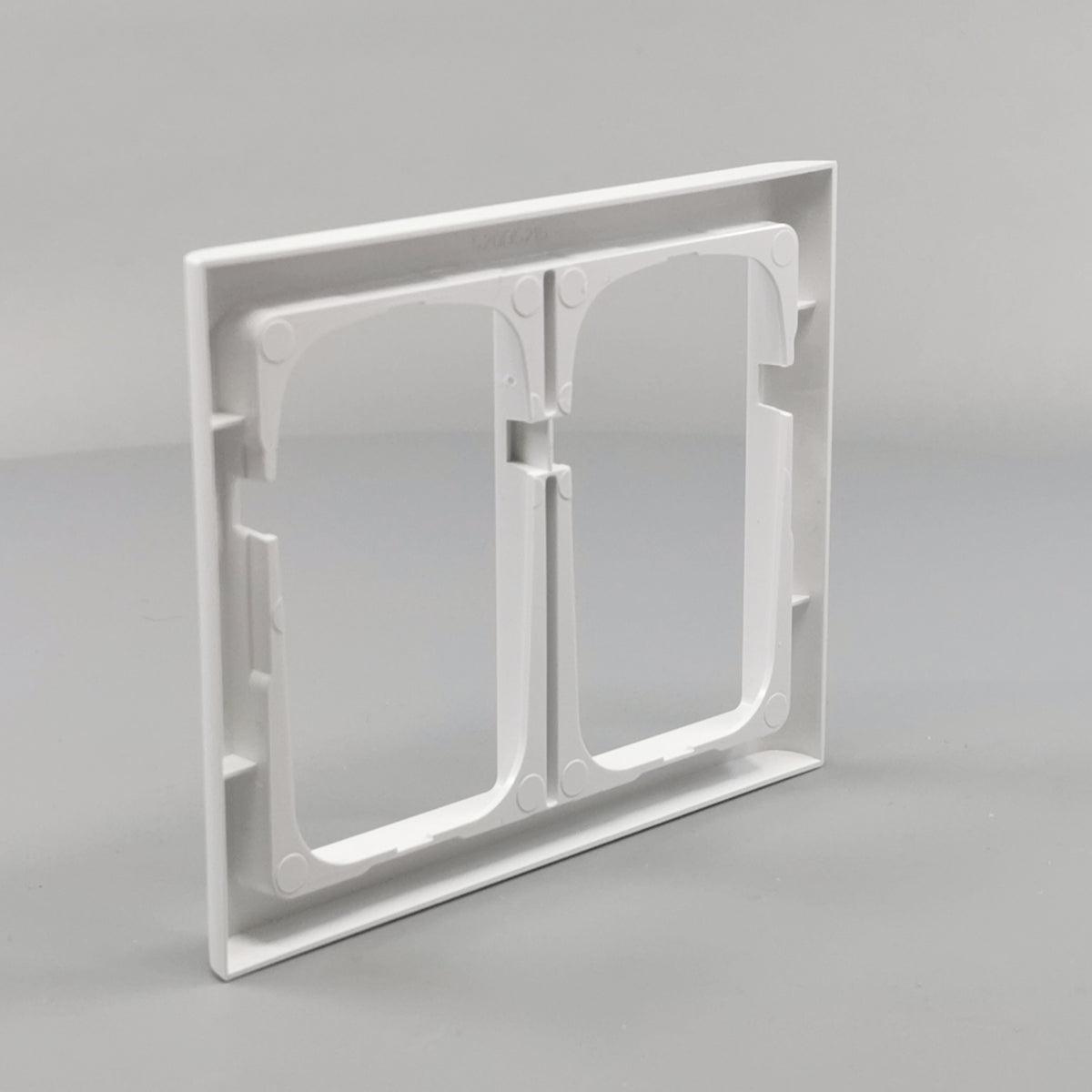 LK Fuga ramme Softline 63 2x1½m - hvid (360° frame 10)