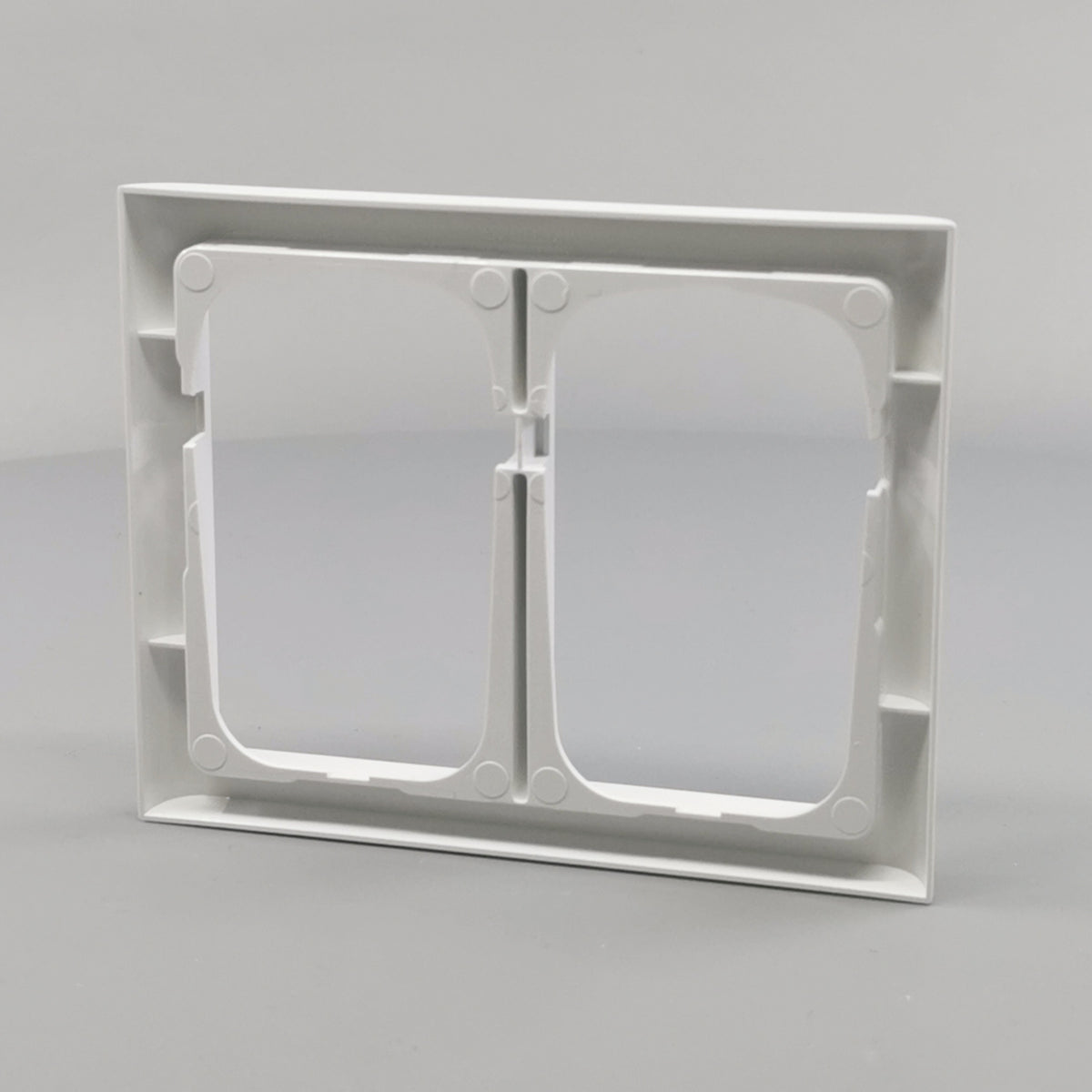 LK Fuga ramme Softline 63 2x1½m - hvid (360° frame 14)