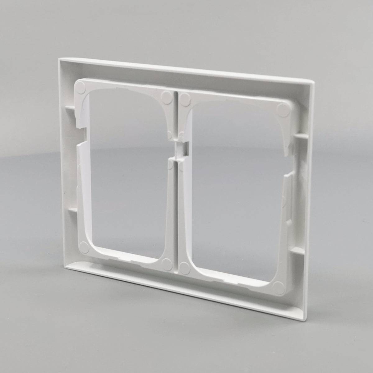 LK Fuga ramme Softline 63 2x1½m - hvid (360° frame 15)