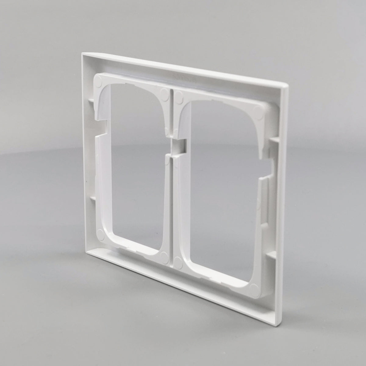 LK Fuga ramme Softline 63 2x1½m - hvid (360° frame 16)