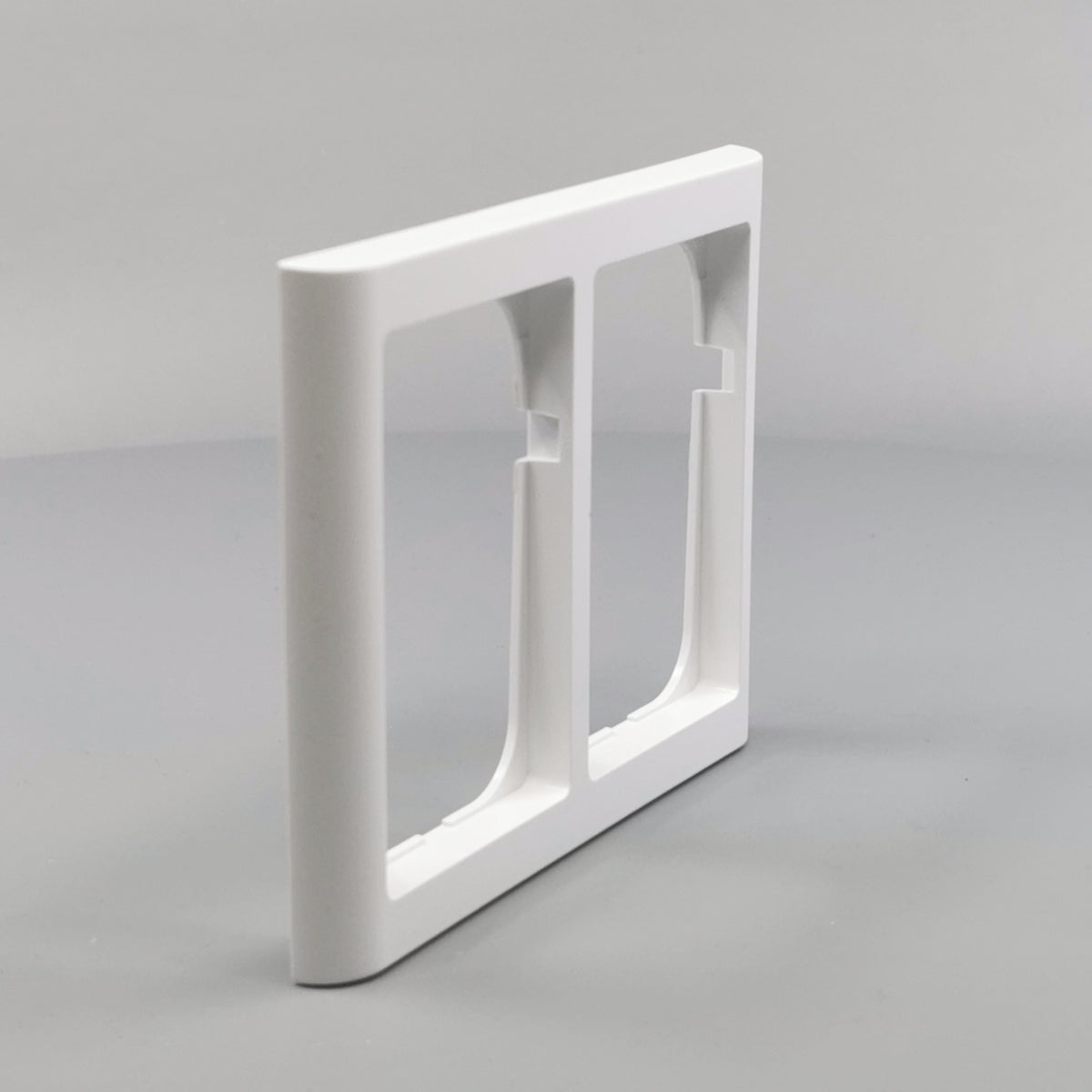 LK Fuga ramme Softline 63 2x1½m - hvid (360° frame 21)