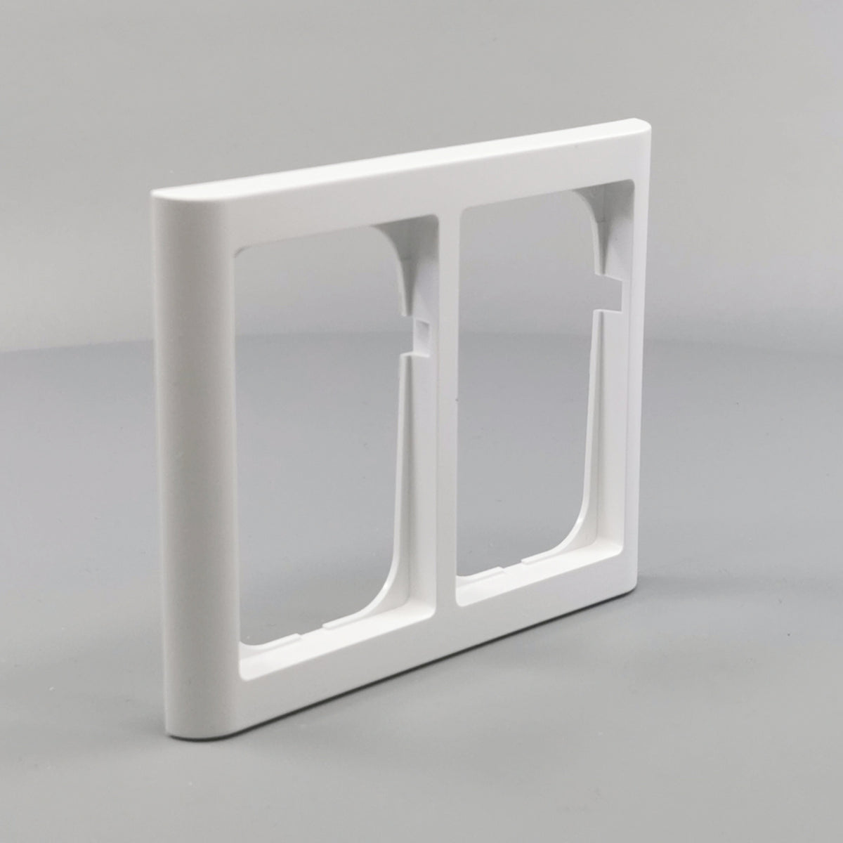 LK Fuga ramme Softline 63 2x1½m - hvid (360° frame 22)