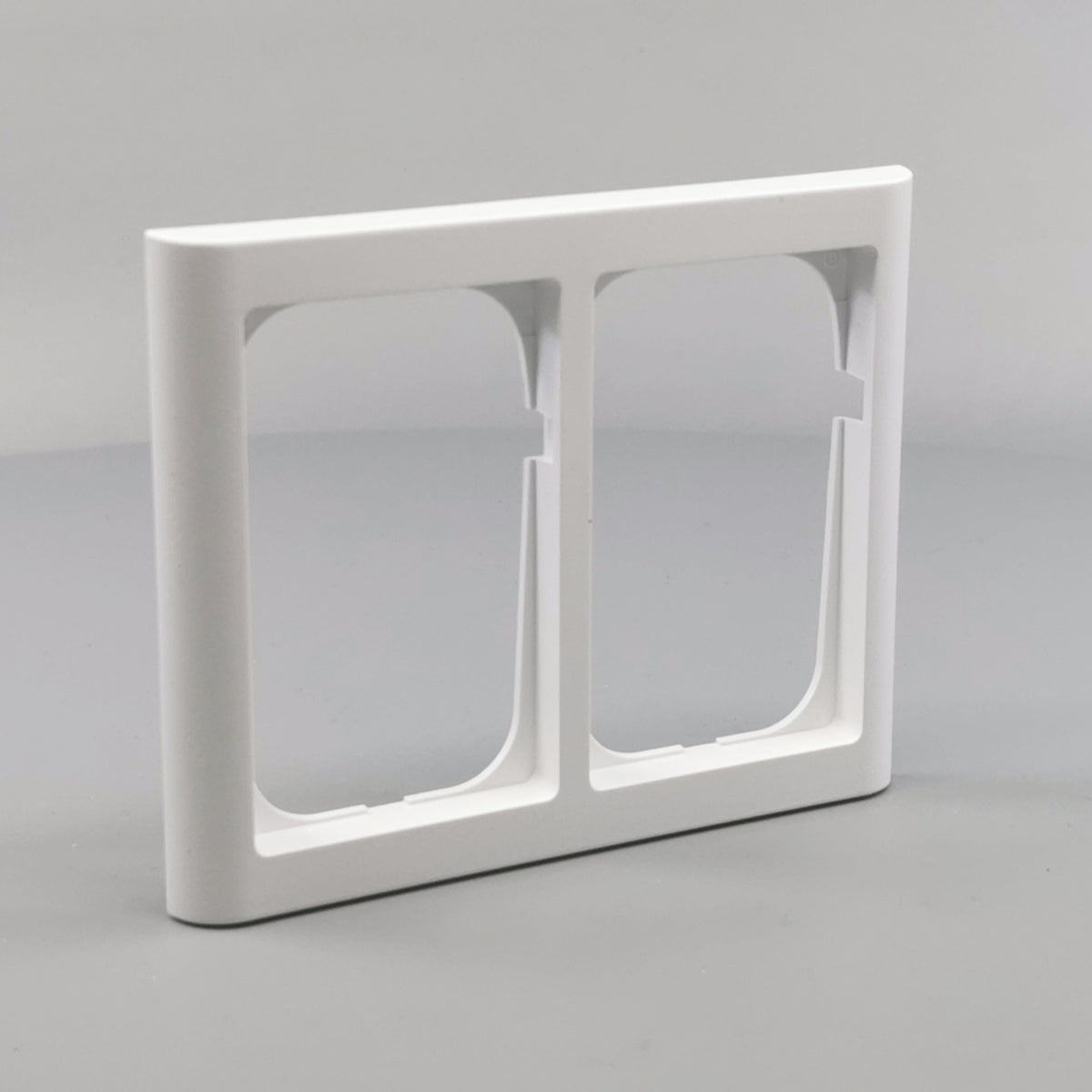 LK Fuga ramme Softline 63 2x1½m - hvid (360° frame 23)