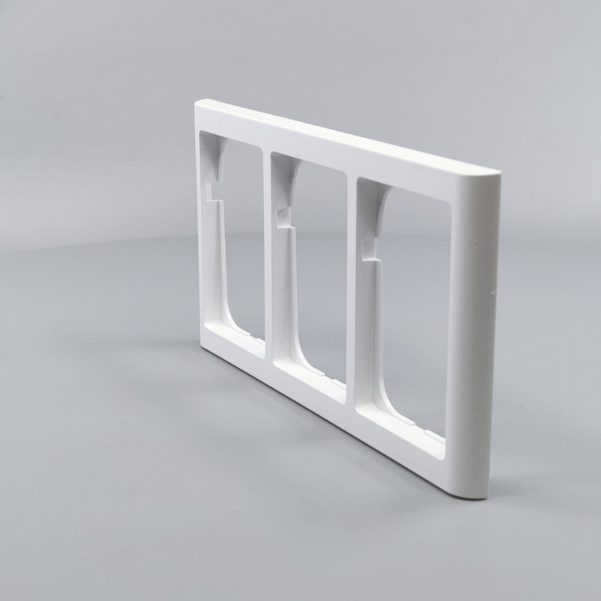 LK Fuga ramme Softline 63 3x1½m - hvid (360° frame 5)