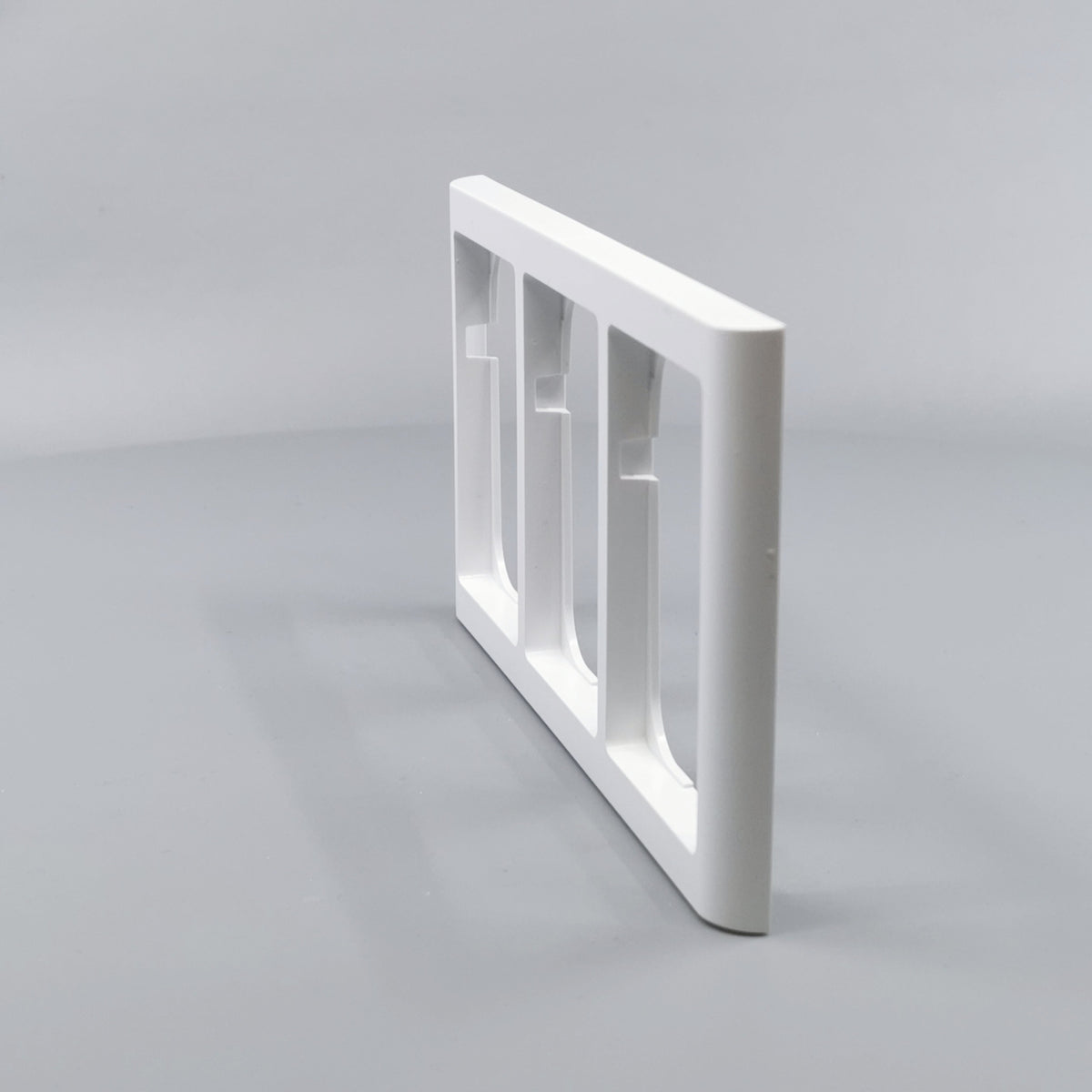 LK Fuga ramme Softline 63 3x1½m - hvid (360° frame 6)