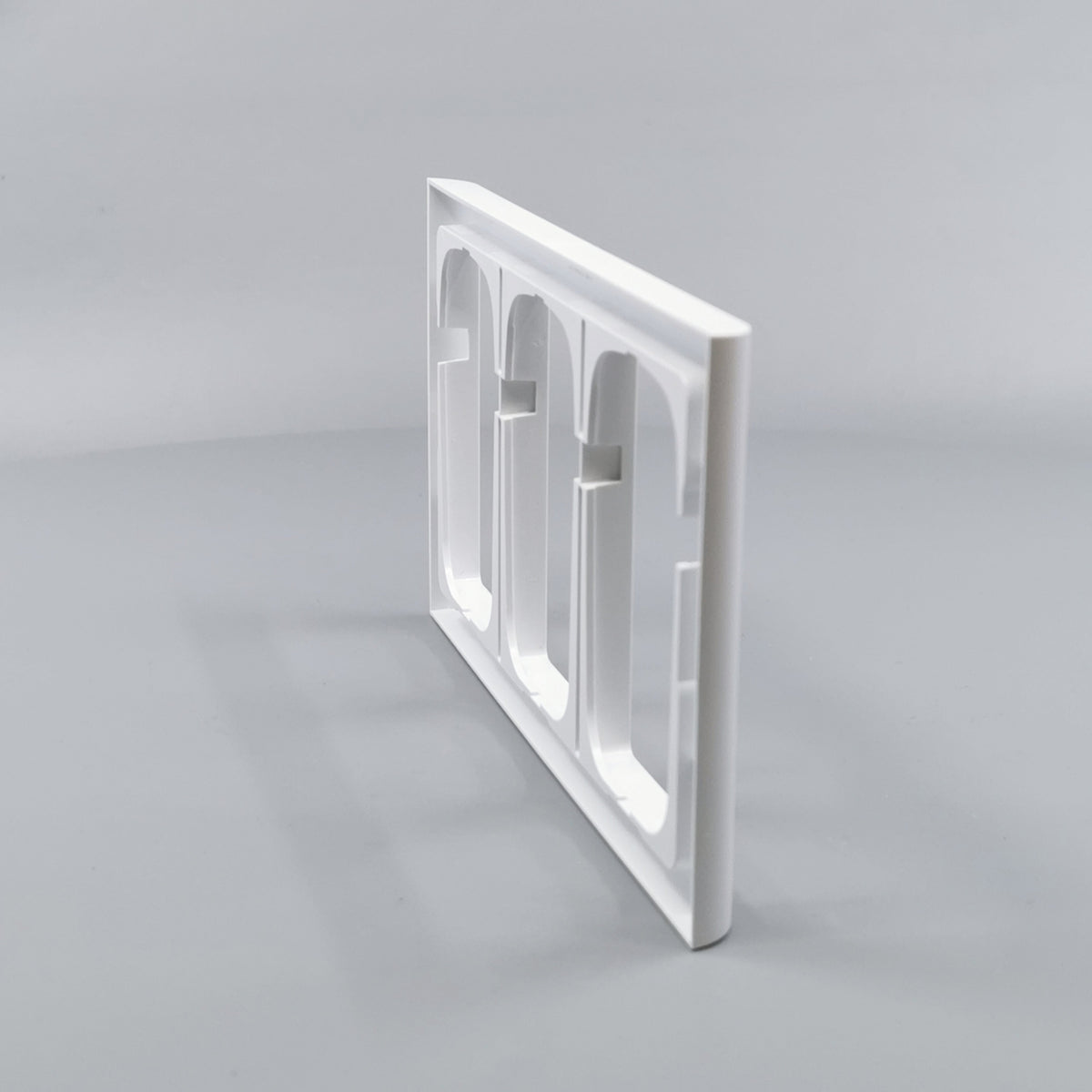 LK Fuga ramme Softline 63 3x1½m - hvid (360° frame 18)