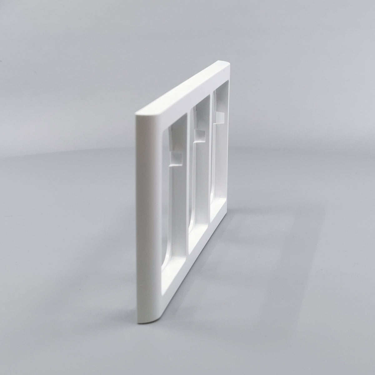 LK Fuga ramme Softline 63 3x1½m - hvid (360° frame 20)