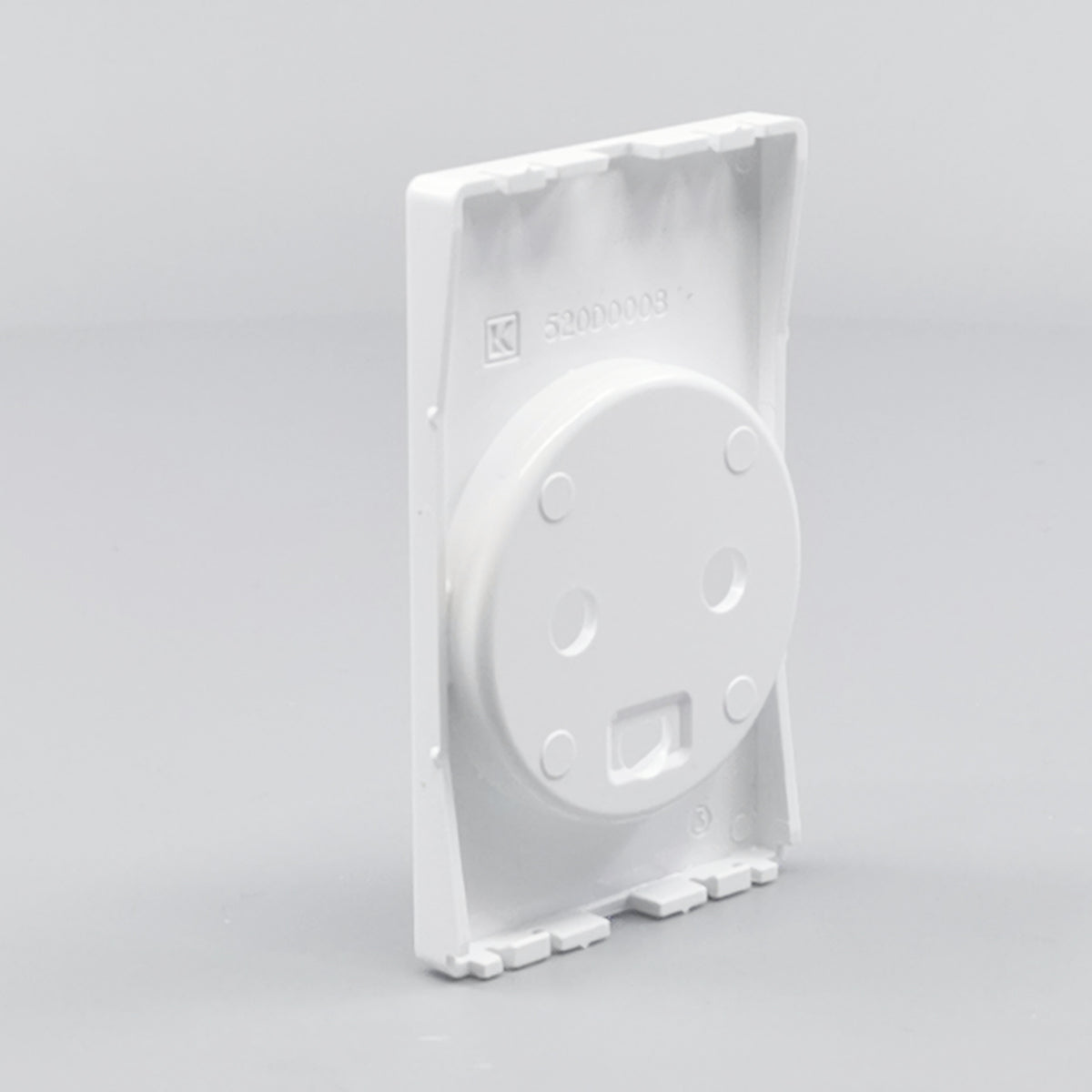 Fuga Afdækning for stikkontakt 1½ modul hvid (360° frame 10)