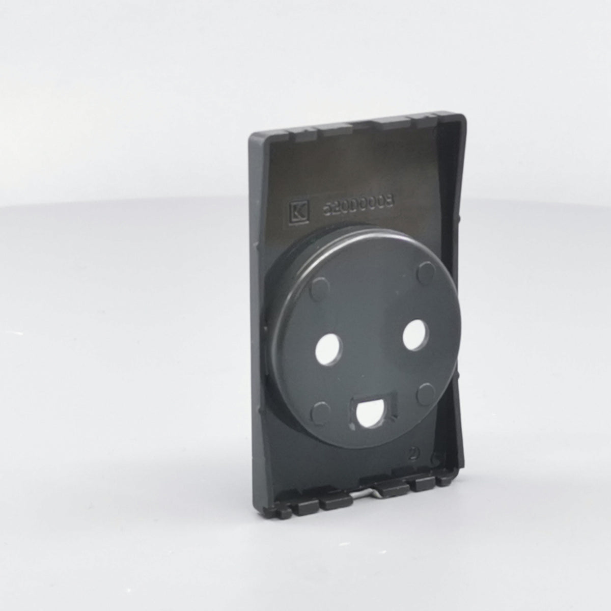 Fuga Afdækning for stikkontakt 1½ modul koksgrå (360° frame 11)
