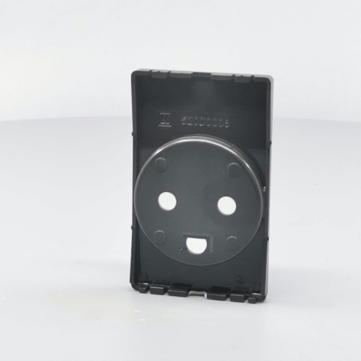 Fuga Afdækning for stikkontakt 1½ modul koksgrå (360° frame 14)