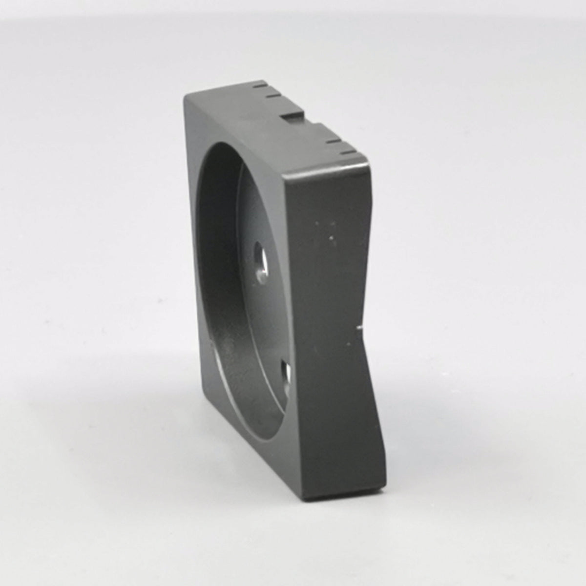 afdækning for stikkontakt 1 modul koksgrå (360° frame 6)