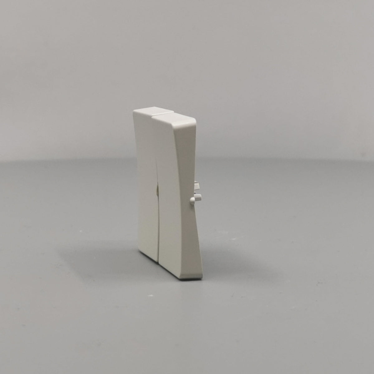 LK Fuga tangentsæt til dobbeltafbryder, gammel model - lysegrå (360° frame 6)