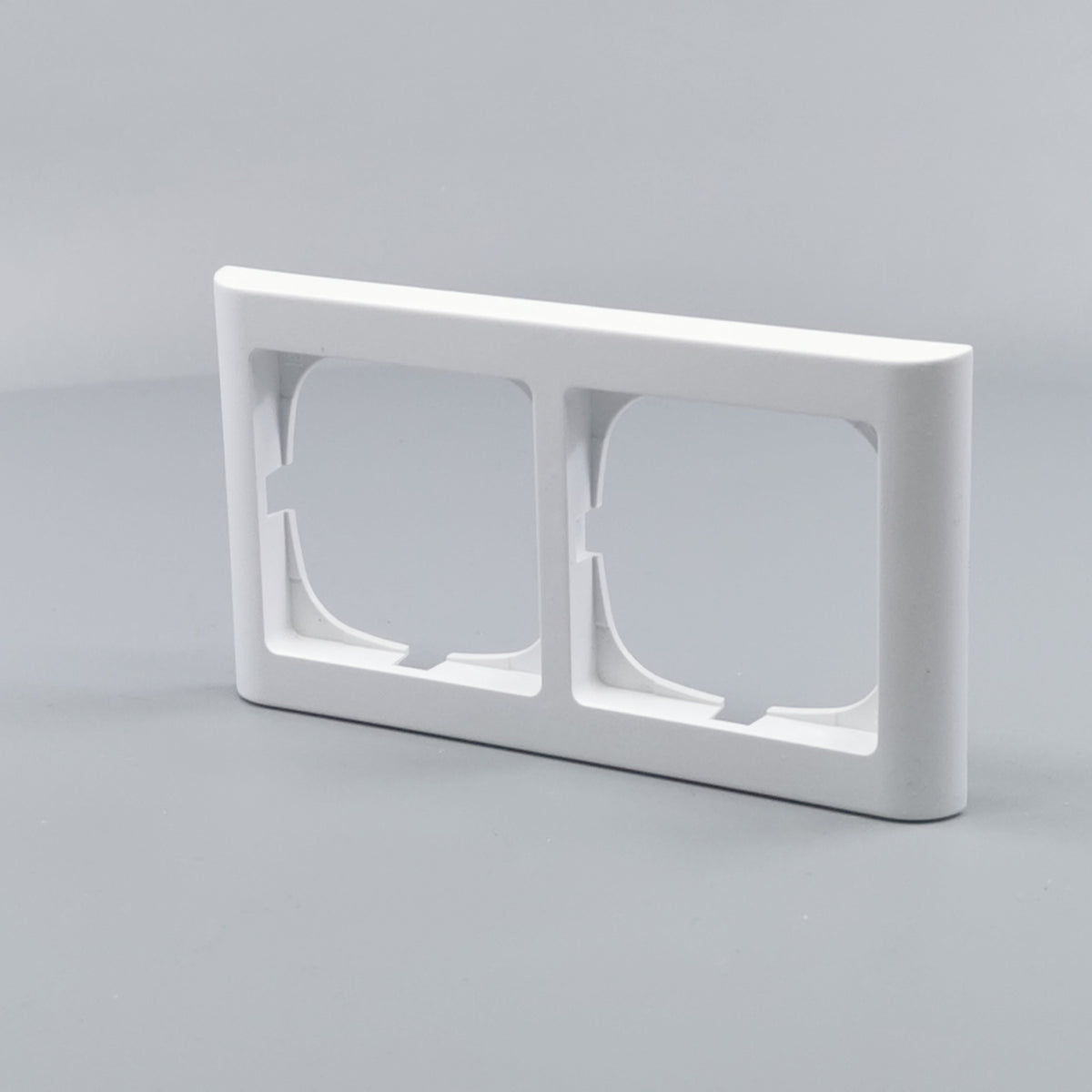 LK Fuga ramme Softline 63 2m vandret - hvid (360° frame 3)