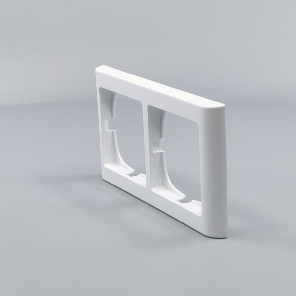 LK Fuga ramme Softline 63 2m vandret - hvid (360° frame 5)