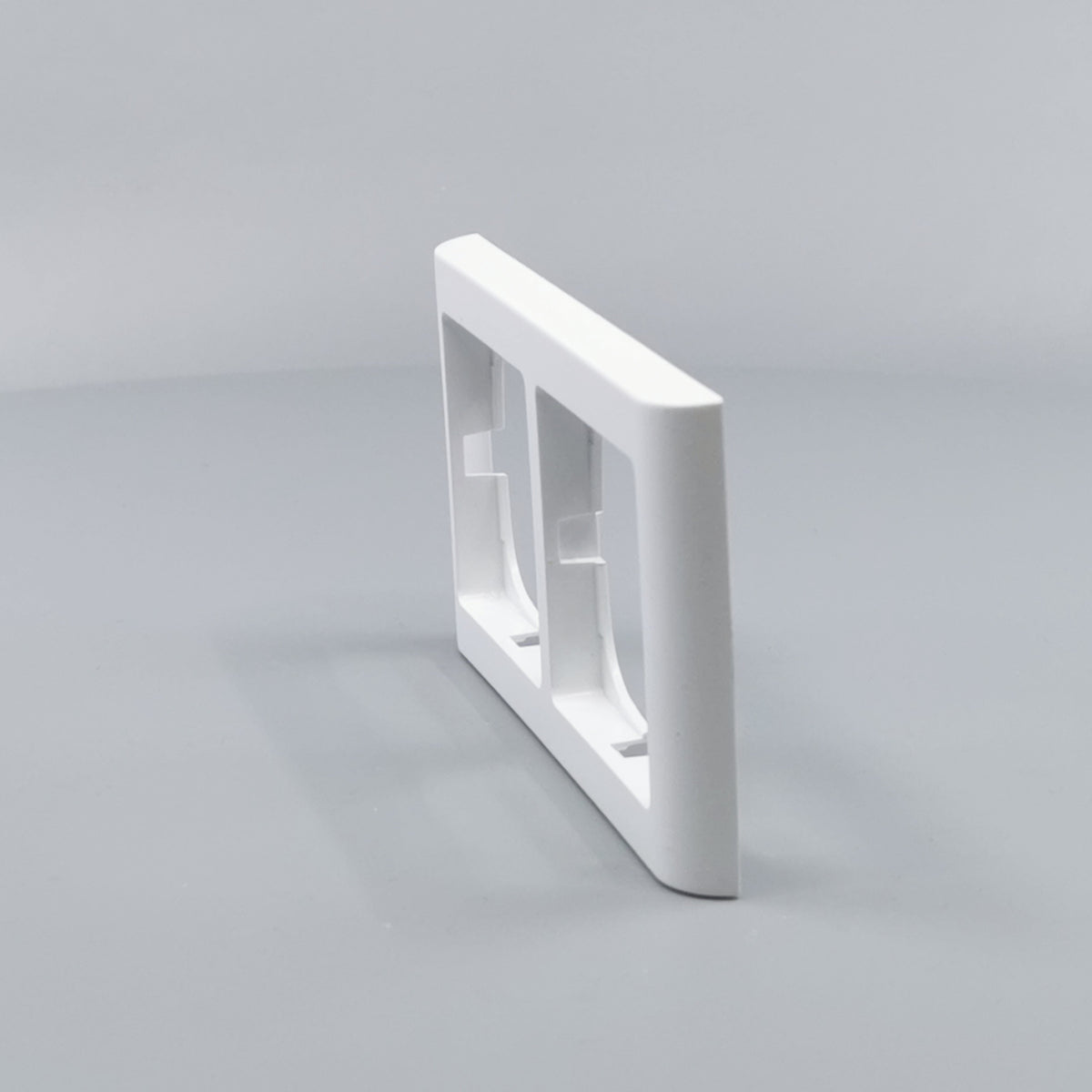 LK Fuga ramme Softline 63 2m vandret - hvid (360° frame 6)