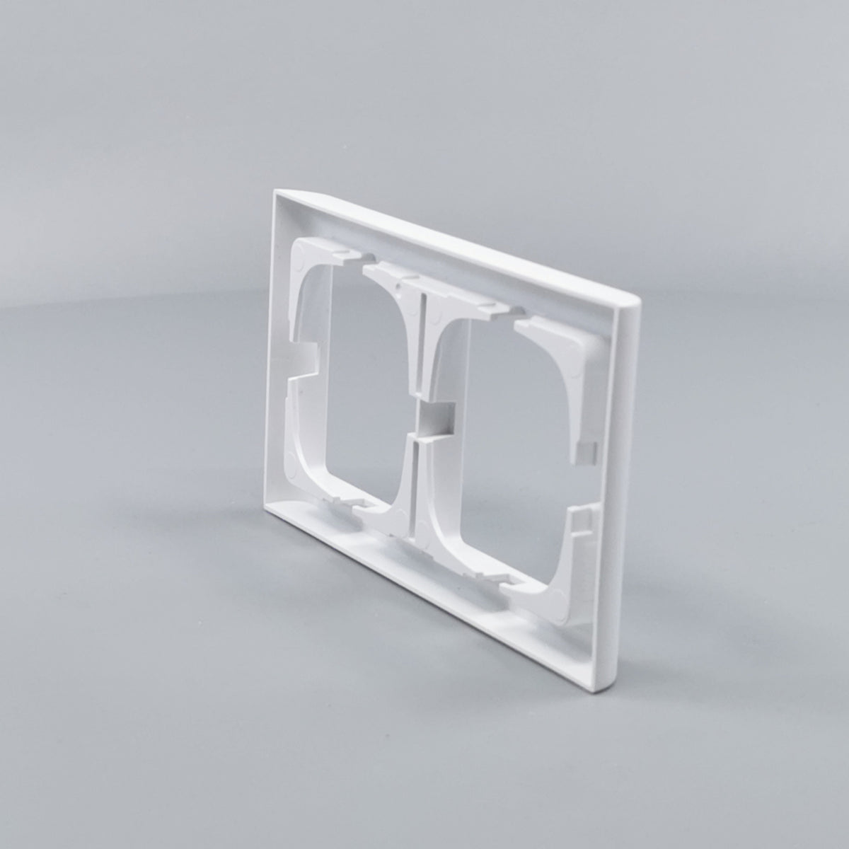 LK Fuga ramme Softline 63 2m vandret - hvid (360° frame 17)