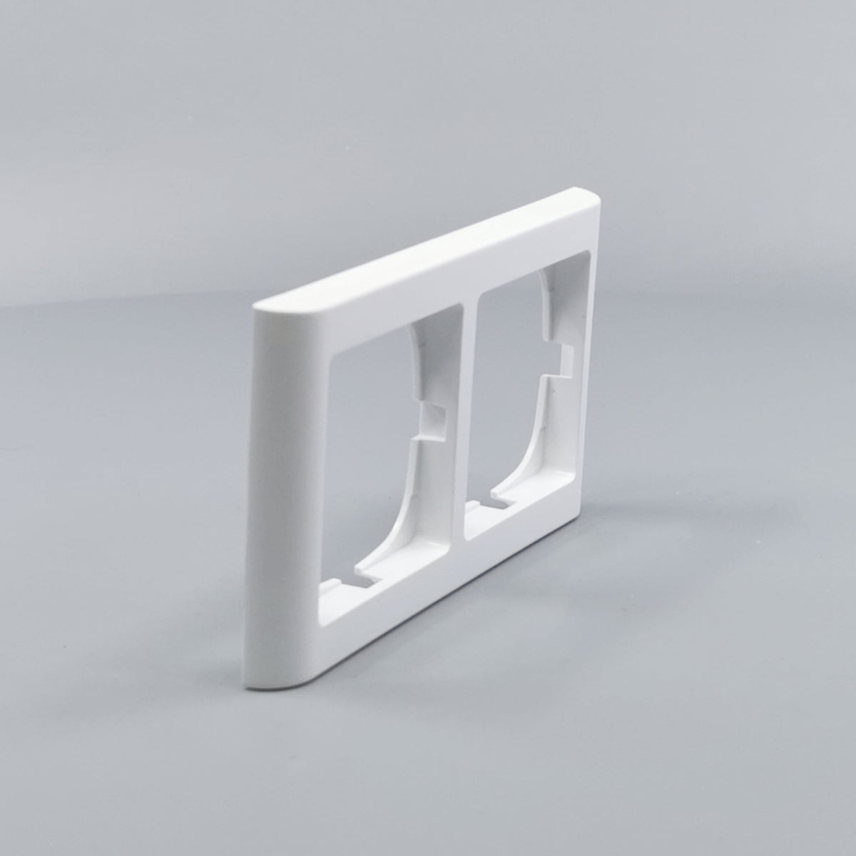 LK Fuga ramme Softline 63 2m vandret - hvid (360° frame 21)