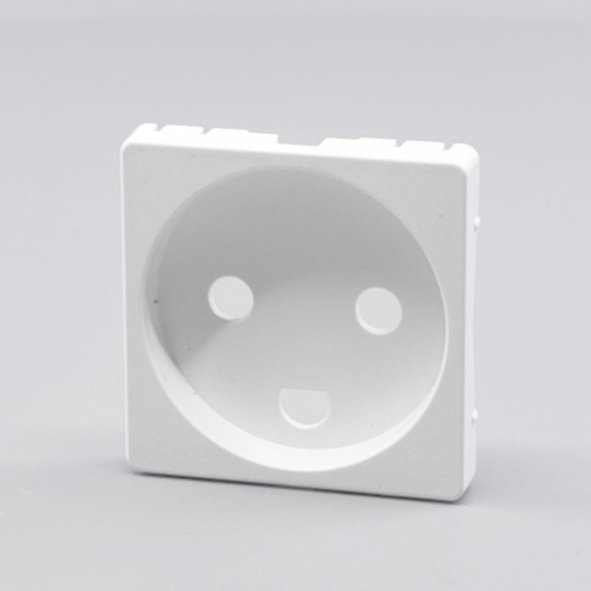 Fuga Afdækning for stikkontakt 1 modul hvid (360° frame 2)