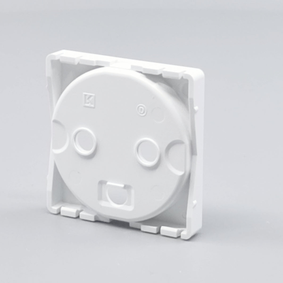 Fuga Afdækning for stikkontakt 1 modul hvid (360° frame 15)