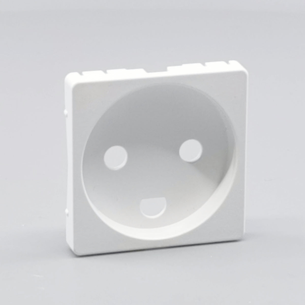 Fuga Afdækning for stikkontakt 1 modul hvid (360° frame 24)