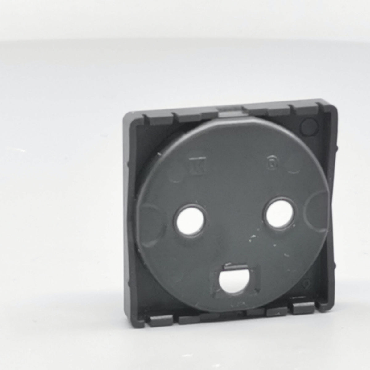 Fuga Afdækning for stikkontakt 1 modul koksgrå (360° frame 12)