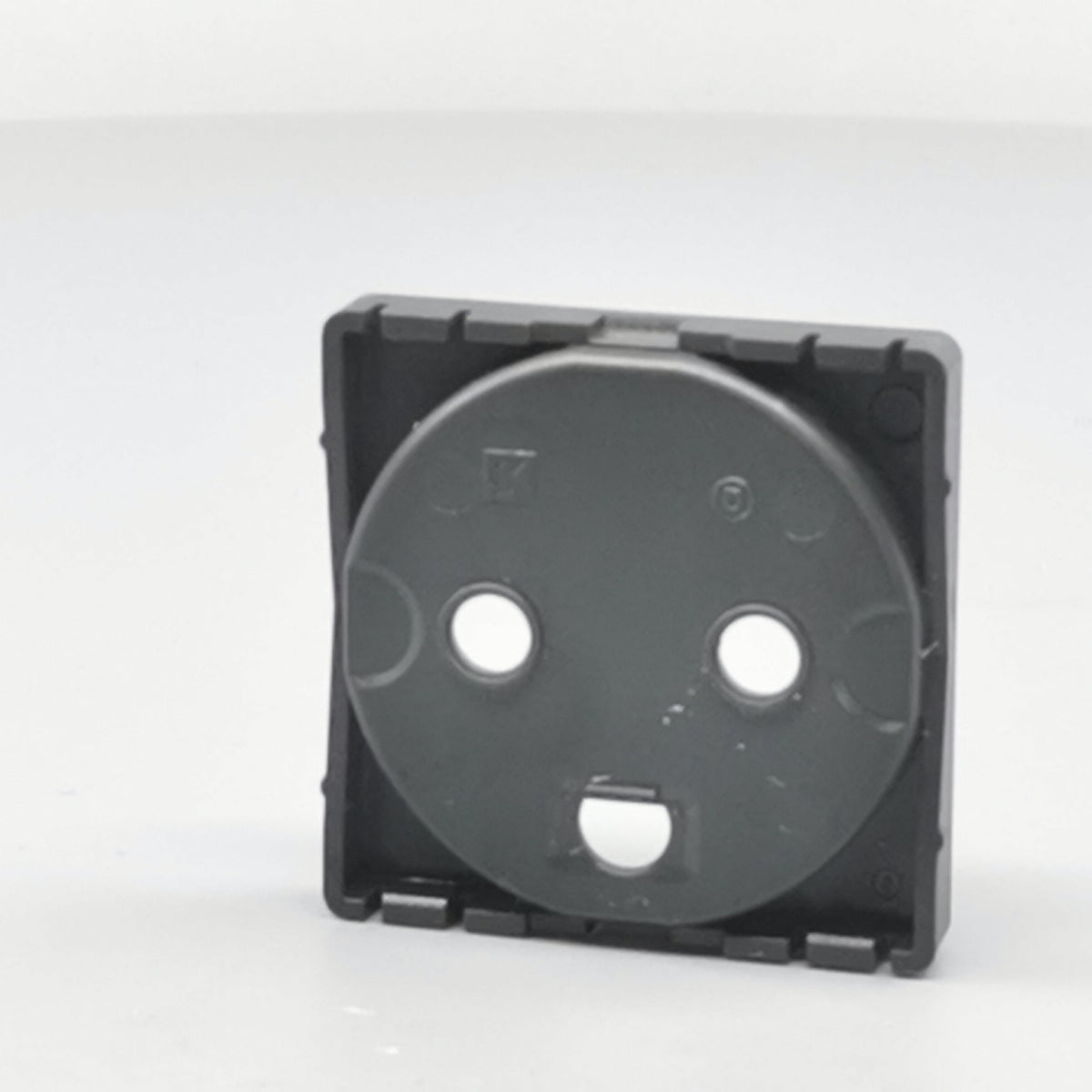 Fuga Afdækning for stikkontakt 1 modul koksgrå (360° frame 14)