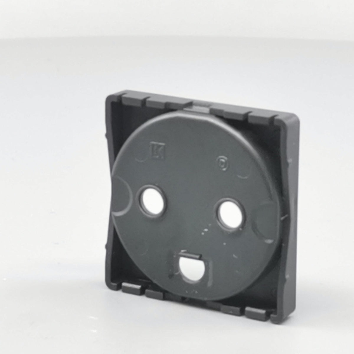 Fuga Afdækning for stikkontakt 1 modul koksgrå (360° frame 15)