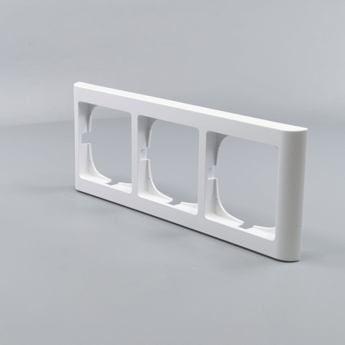 LK Fuga ramme Softline 63 3m vandret - hvid (360° frame 4)