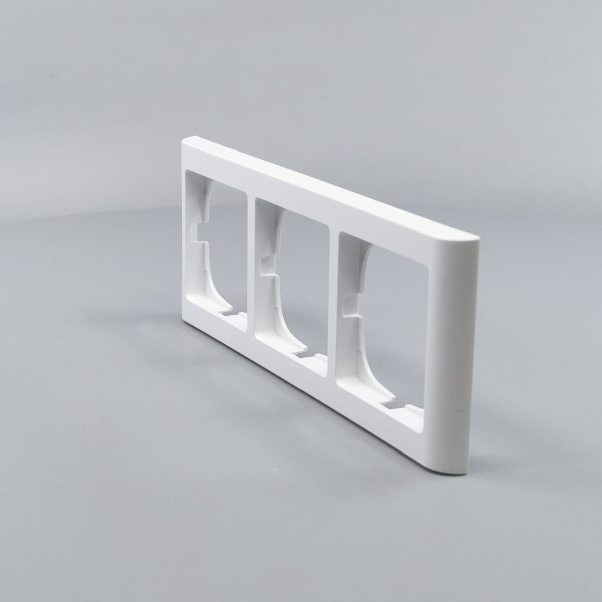 LK Fuga ramme Softline 63 3m vandret - hvid (360° frame 5)