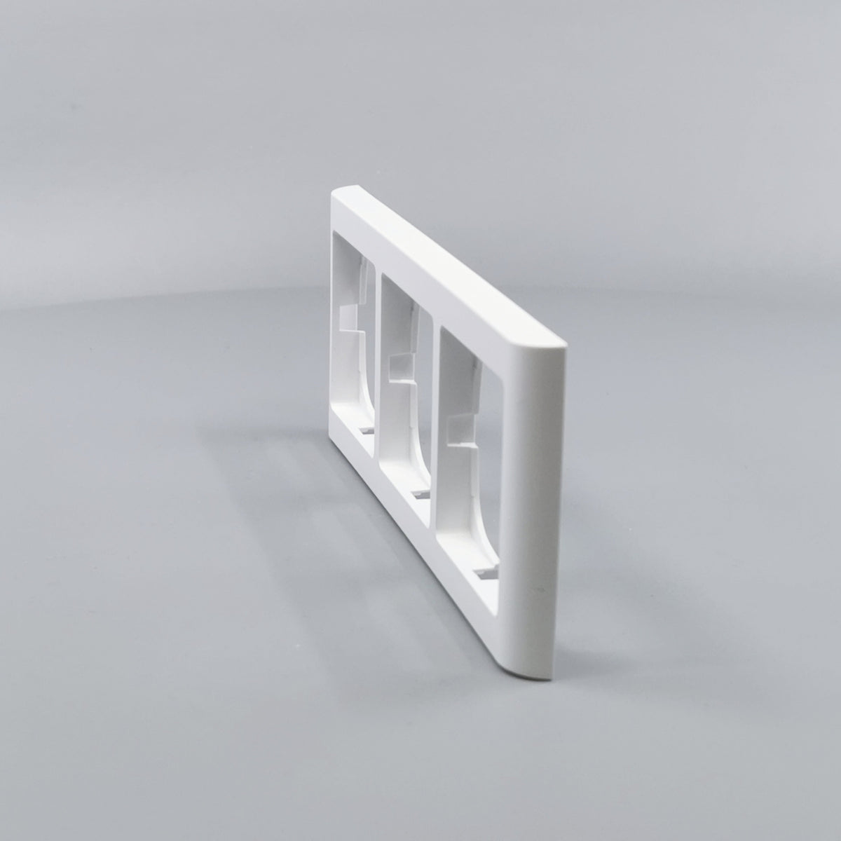 LK Fuga ramme Softline 63 3m vandret - hvid (360° frame 6)