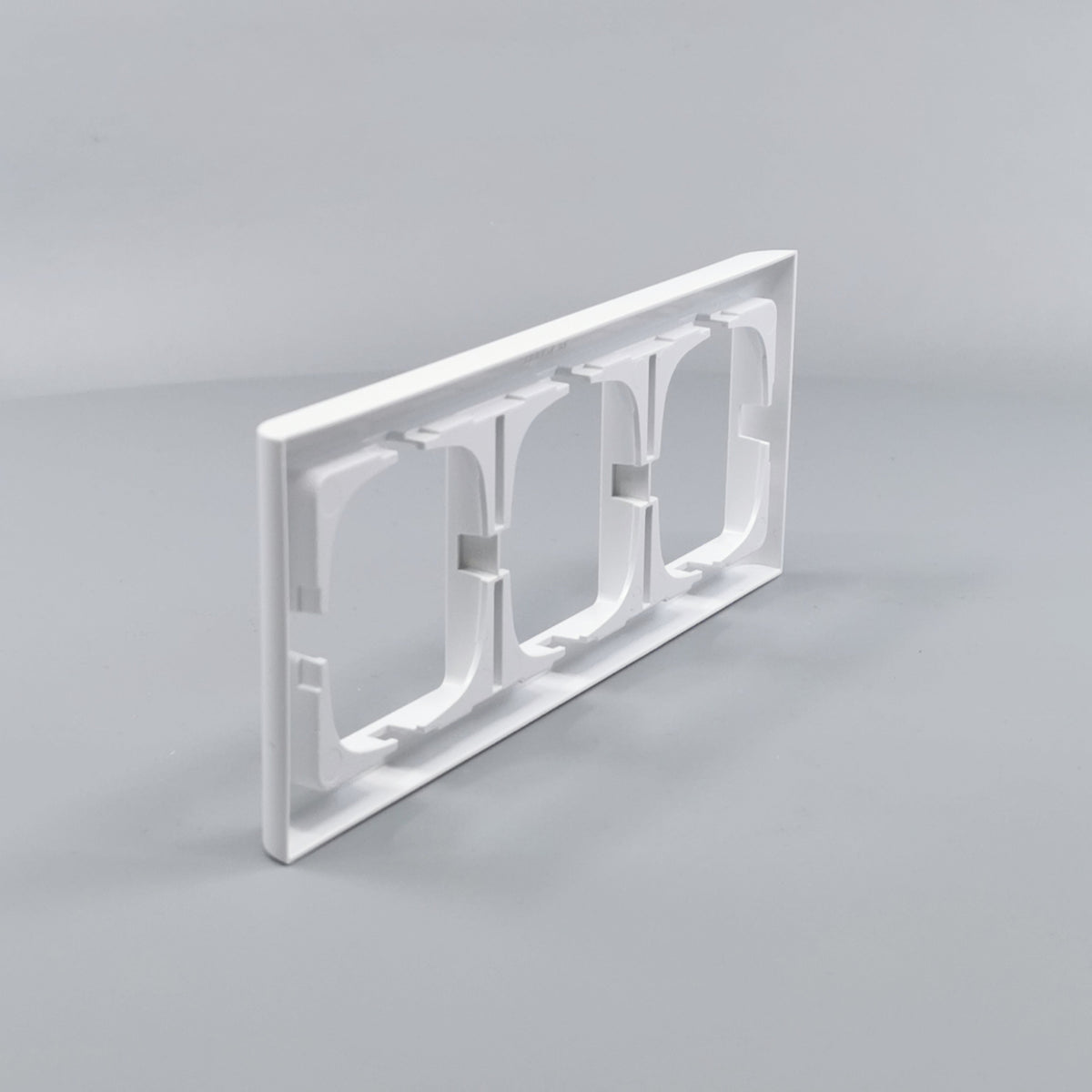 LK Fuga ramme Softline 63 3m vandret - hvid (360° frame 9)