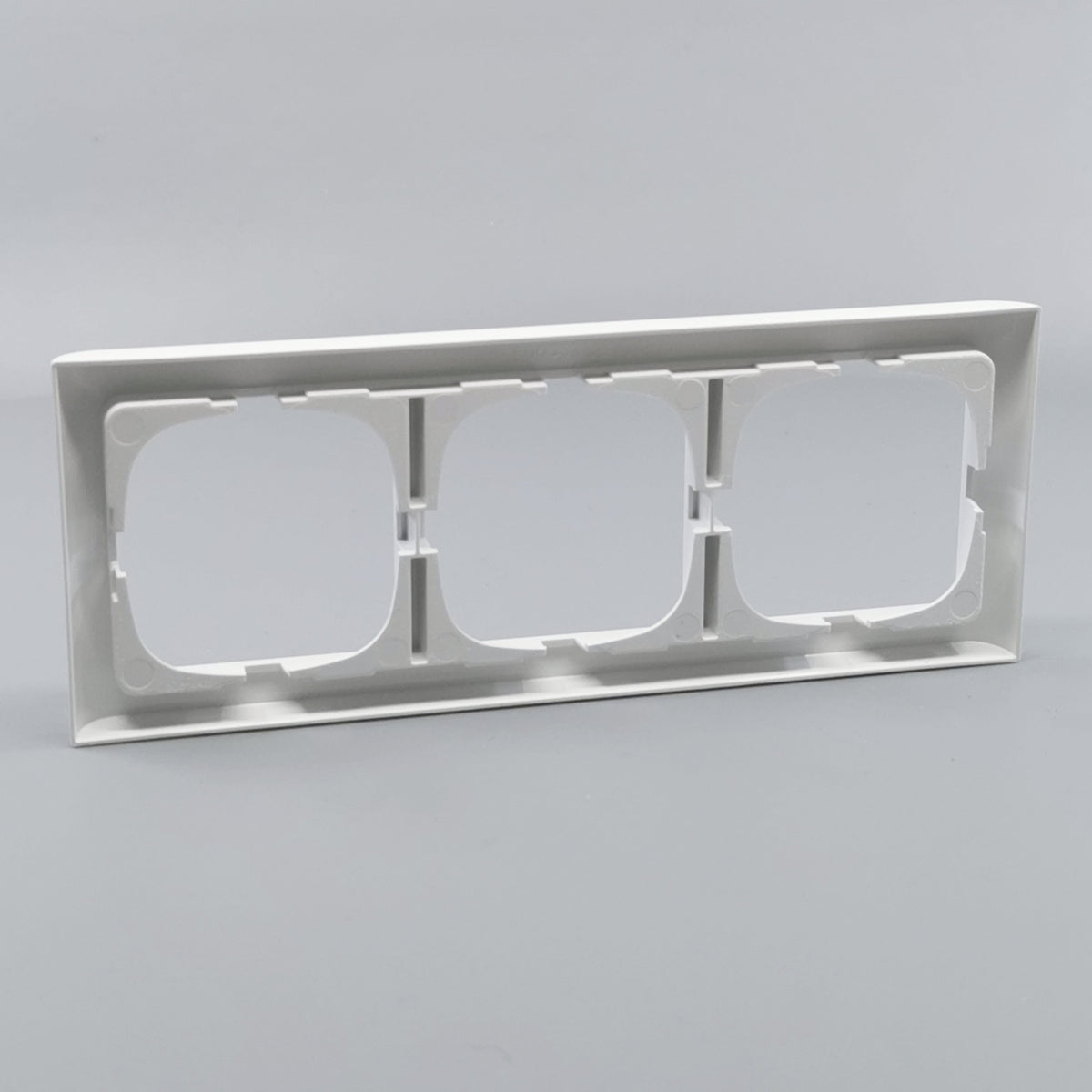 LK Fuga ramme Softline 63 3m vandret - hvid (360° frame 12)