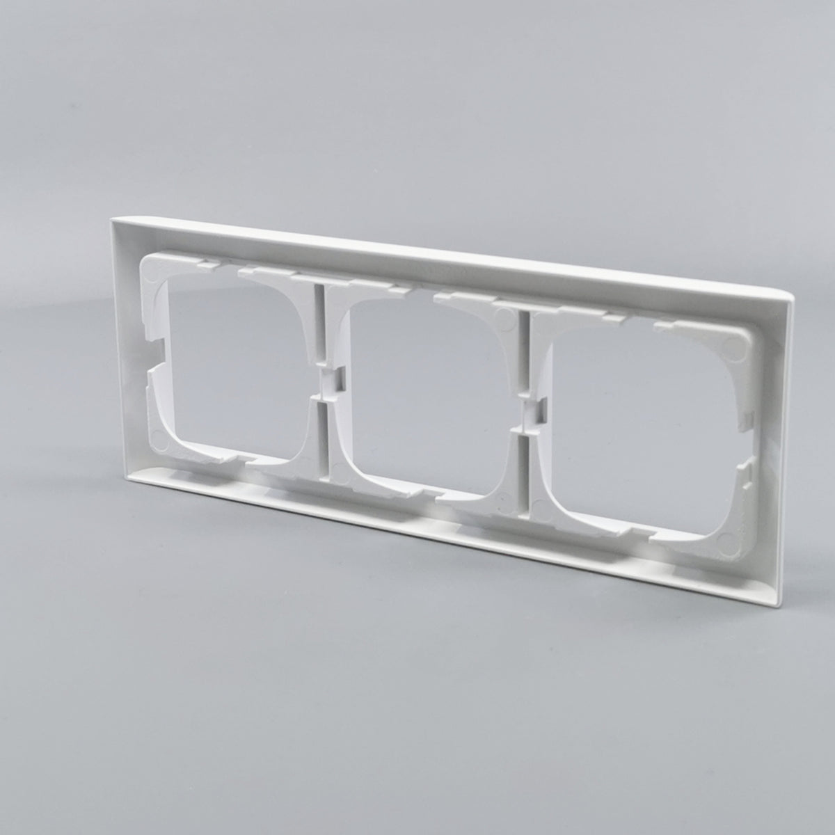 LK Fuga ramme Softline 63 3m vandret - hvid (360° frame 15)