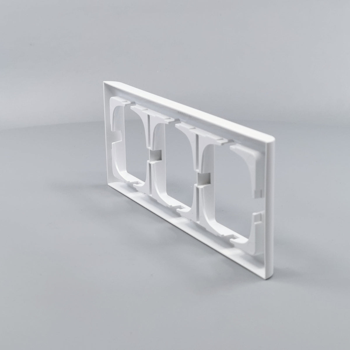 LK Fuga ramme Softline 63 3m vandret - hvid (360° frame 17)