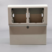 Panelunderlag softline 2 modul m. sprosse lysegrå