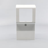 Dæksel for panelunderlag softline 1 modul hvid