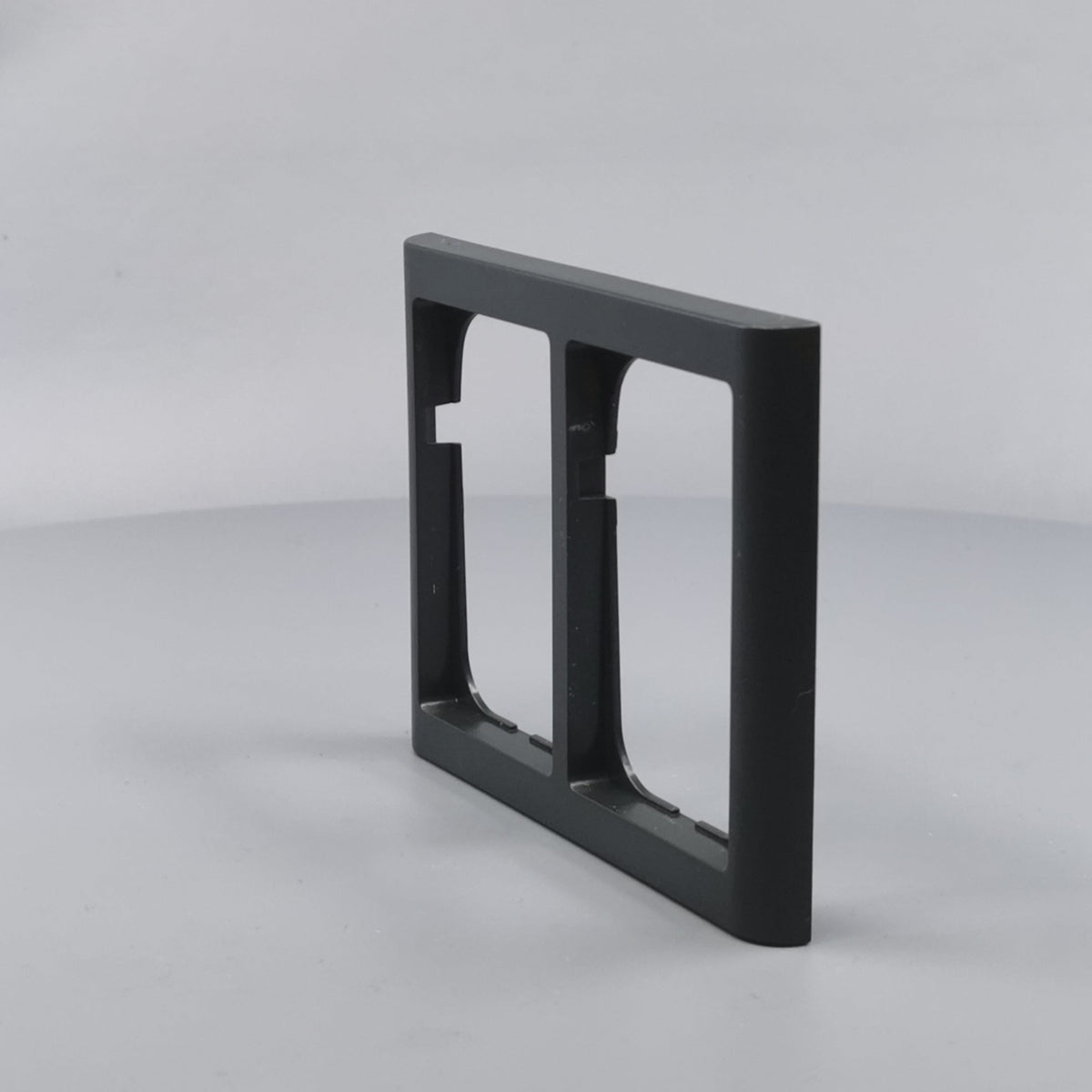 LK Fuga ramme Softline 63 2x1½m - koksgrå (360° frame 5)