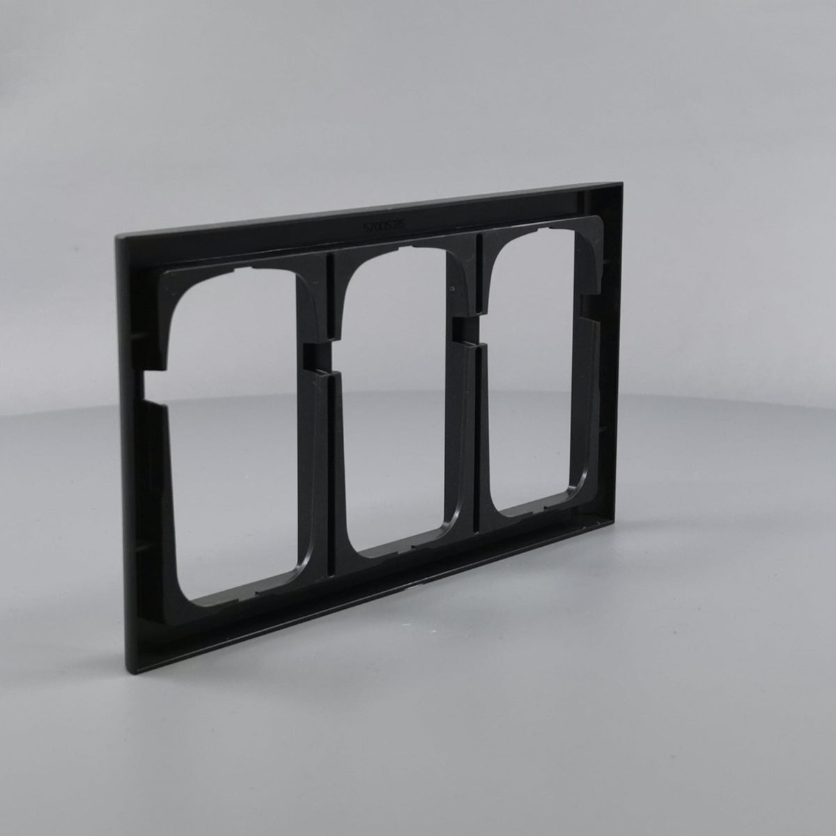 LK Fuga ramme Softline 63 3x1½m - koksgrå (360° frame 10)