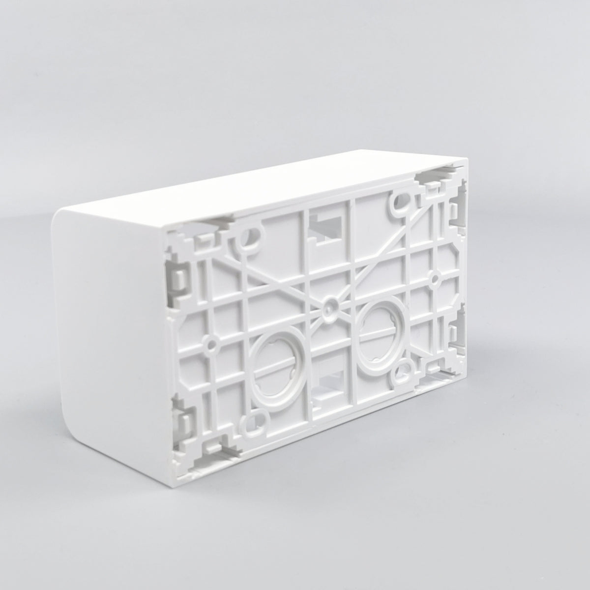 LK Fuga Softline vandret underlag 2 modul 49mm dyb - hvid (360° frame 10)