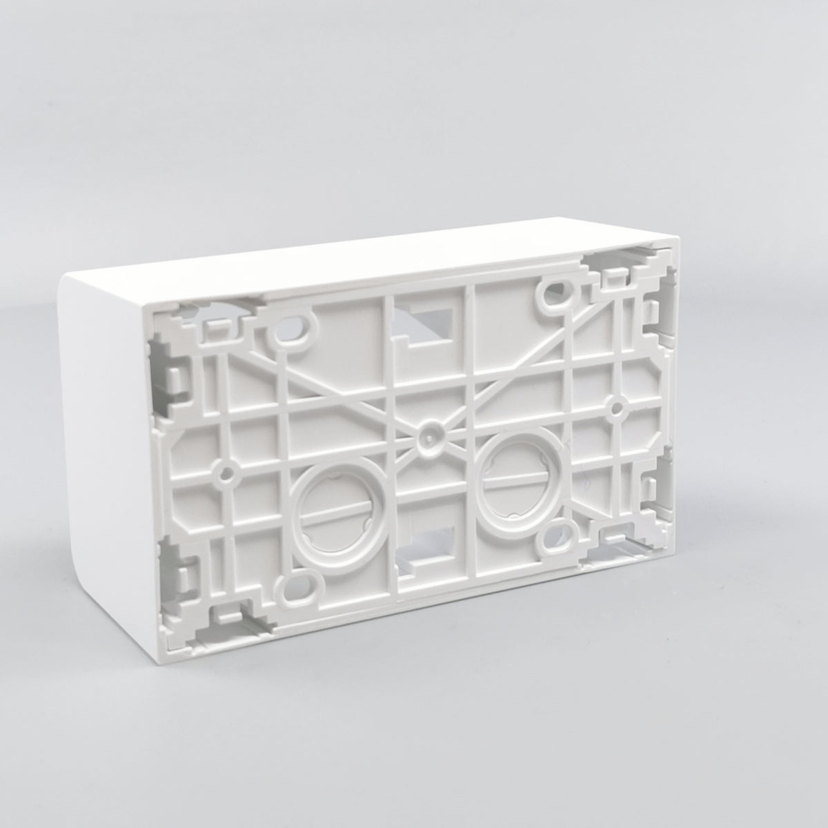 LK Fuga Softline vandret underlag 2 modul 49mm dyb - hvid (360° frame 11)