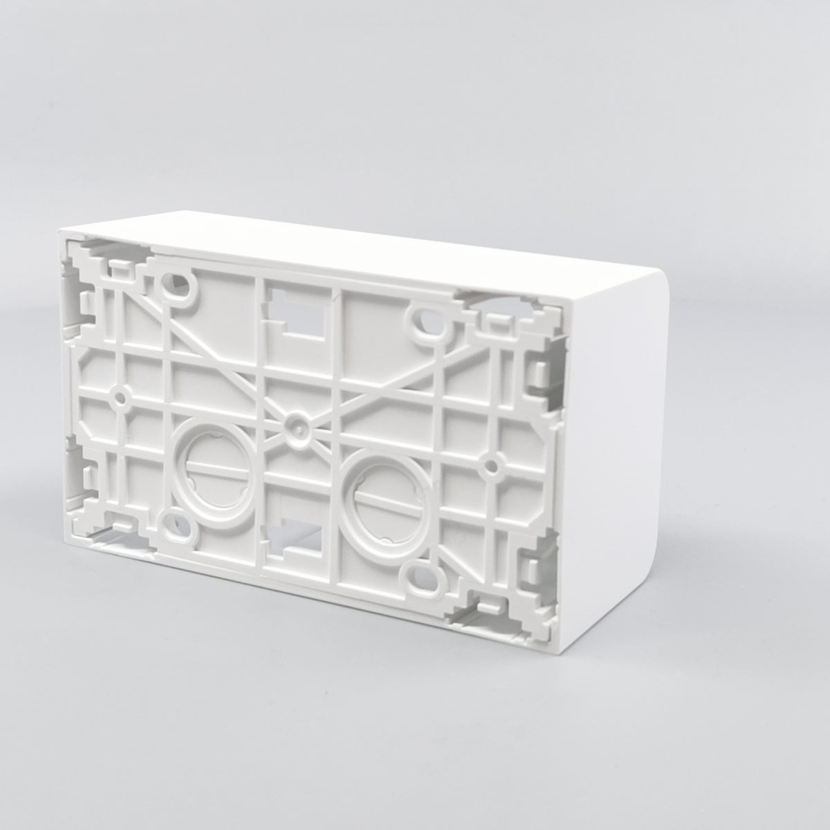 LK Fuga Softline vandret underlag 2 modul 49mm dyb - hvid (360° frame 15)