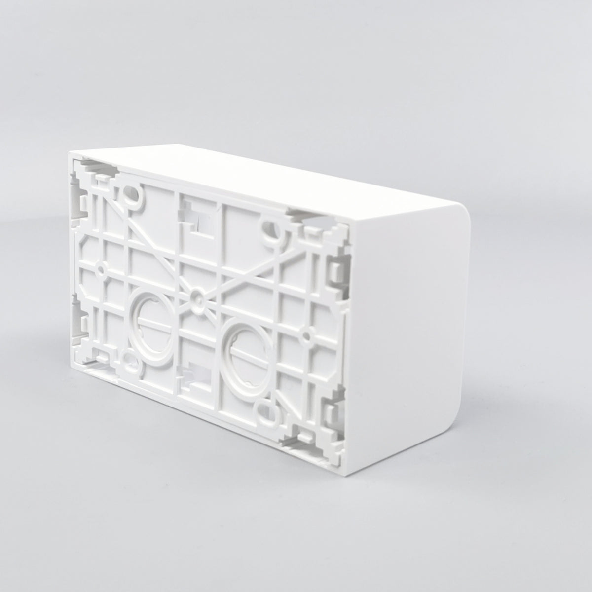 LK Fuga Softline vandret underlag 2 modul 49mm dyb - hvid (360° frame 16)