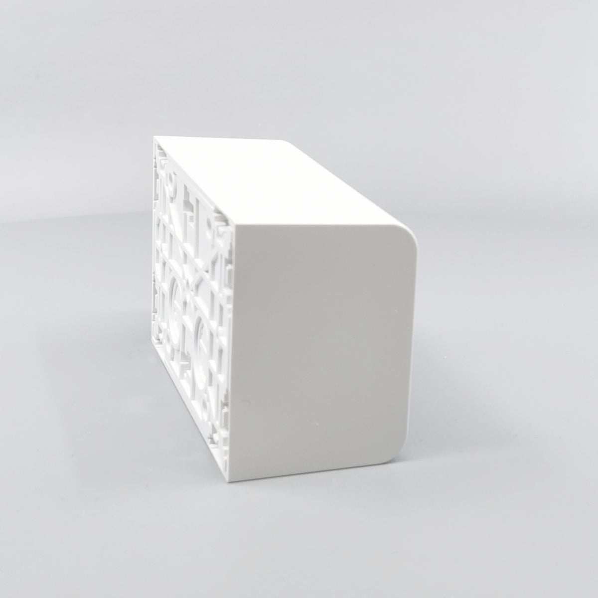 LK Fuga Softline vandret underlag 2 modul 49mm dyb - hvid (360° frame 18)