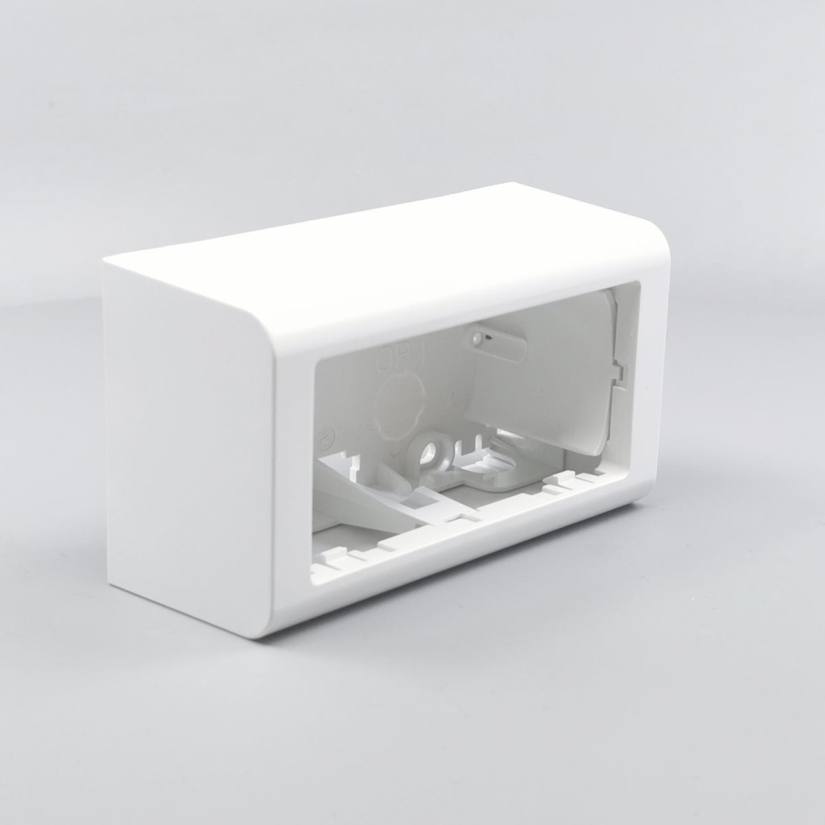 LK Fuga Softline vandret underlag 2 modul 49mm dyb - hvid (360° frame 22)