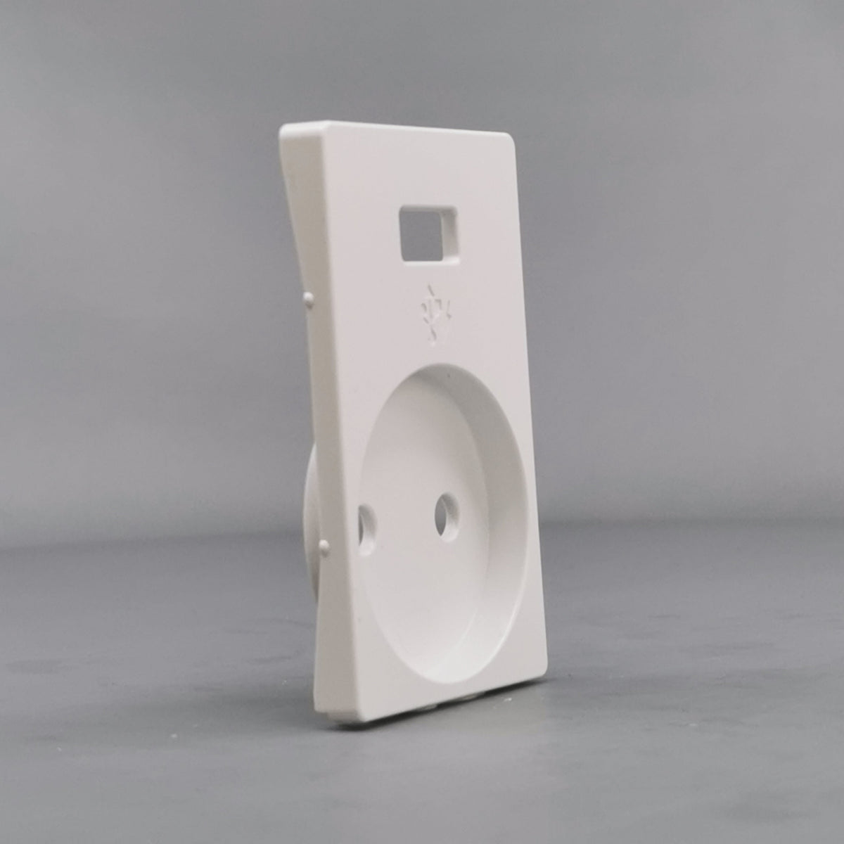 Fuga afdækning stikkontakt u/j med 5V USB hvid (360° frame 21)