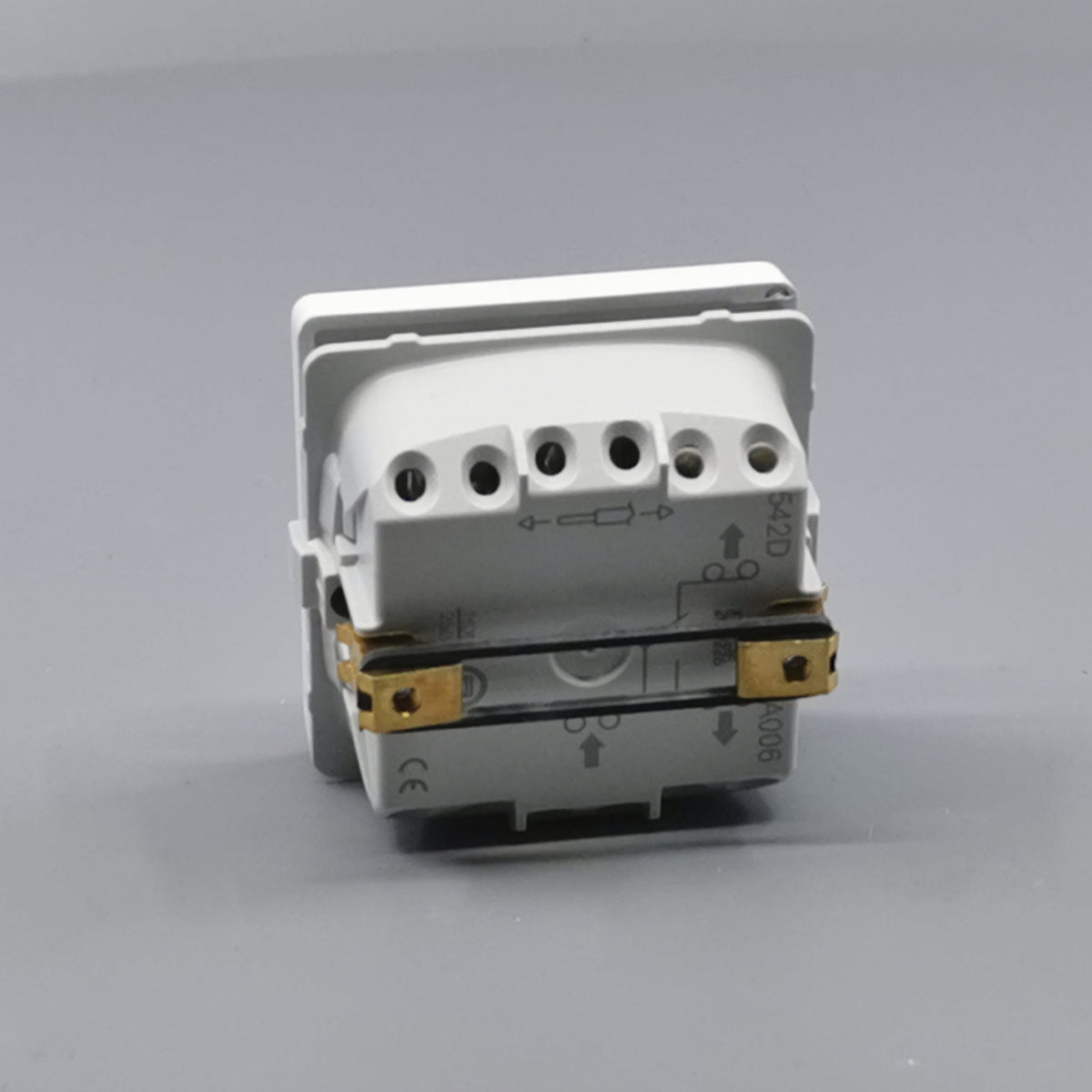 LK Fuga korrespondance afbryder 16A - hvid (360° frame 12)