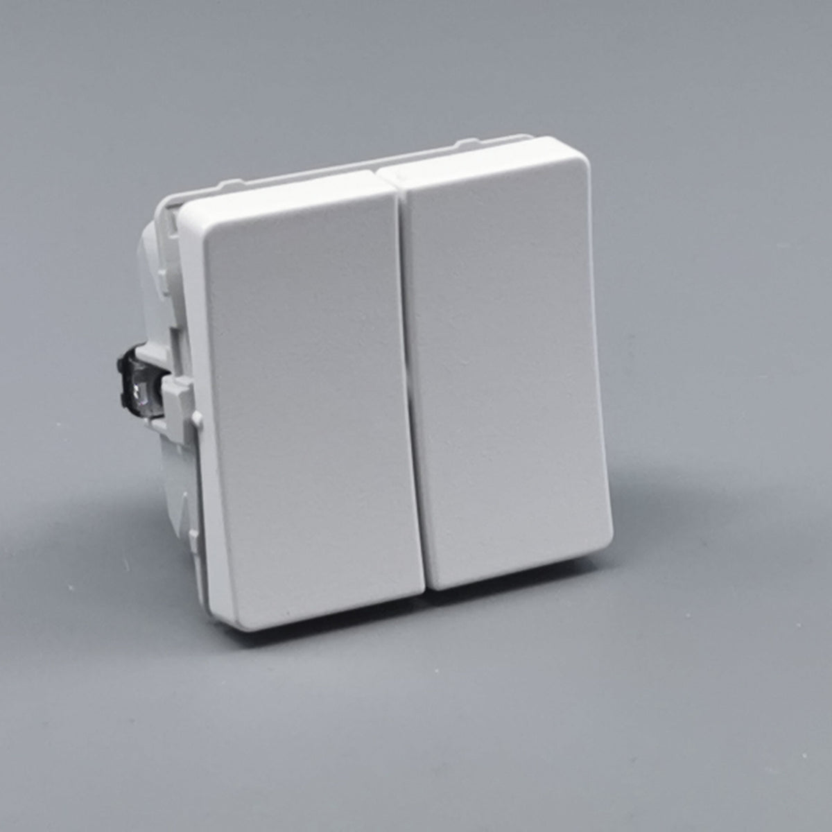 LK Fuga dobbelt korrespondance afbryder 16A - hvid (360° frame 23)